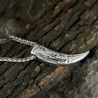 Necklace viking tooth of Fenrir the giant wolf Necklace viking tooth of Fenrir the giant wolf
