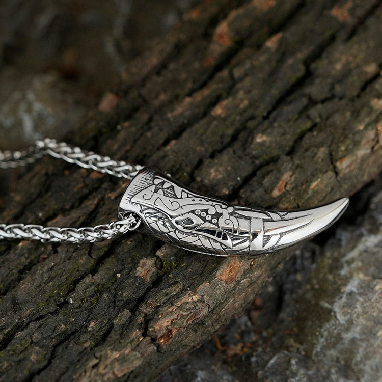 Necklace viking tooth of Fenrir the giant wolf Necklace viking tooth of Fenrir the giant wolf