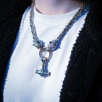Viking Wolf necklace - Sköll et Hati Viking Wolf necklace - Sköll et Hati