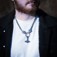 Viking Wolf necklace - Sköll et Hati Viking Wolf necklace - Sköll et Hati