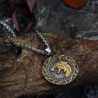 Viking necklace power of the Nordic wolves Viking necklace power of the Nordic wolves