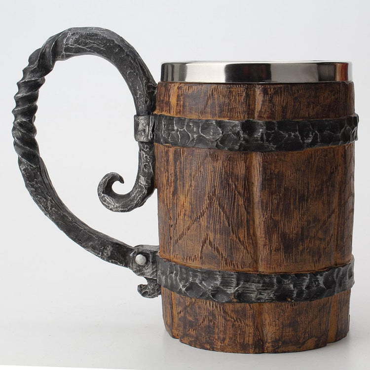 Large Viking Wooden Mug Large Viking Wooden Mug