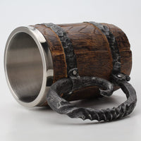 Large Viking Wooden Mug Large Viking Wooden Mug