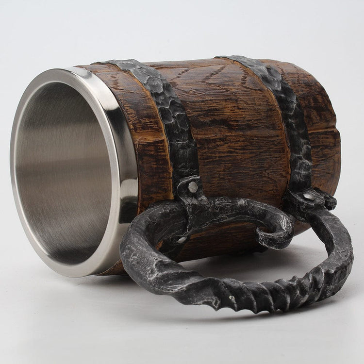Large Viking Wooden Mug Large Viking Wooden Mug