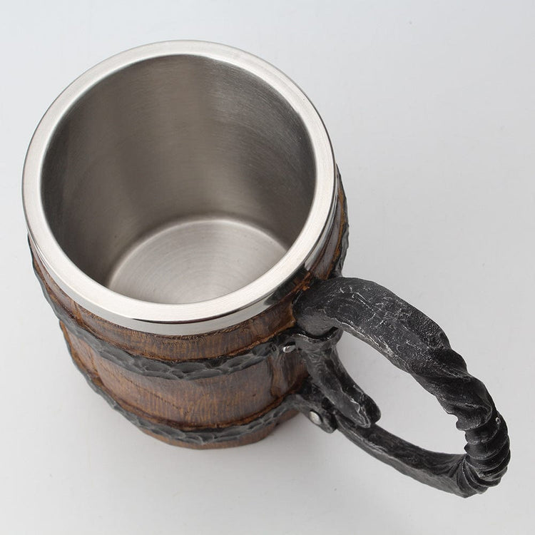 Large Viking Wooden Mug Large Viking Wooden Mug