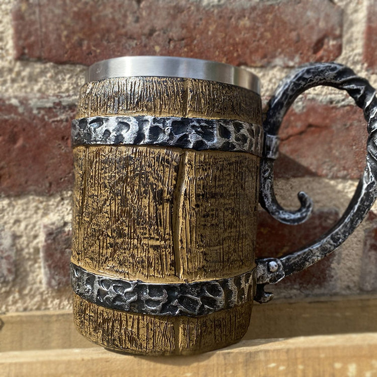 Large Viking Wooden Mug Large Viking Wooden Mug