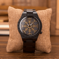 Aegishjalmur Dark Wood Watch - Odin's Hall Aegishjalmur Dark Wood Watch - Odin's Hall