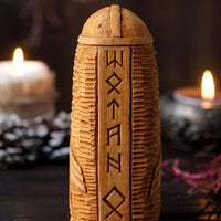 Wooden statue of Odin Wooden statue of Odin