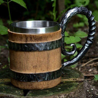 The Viking wooden mug The Viking wooden mug
