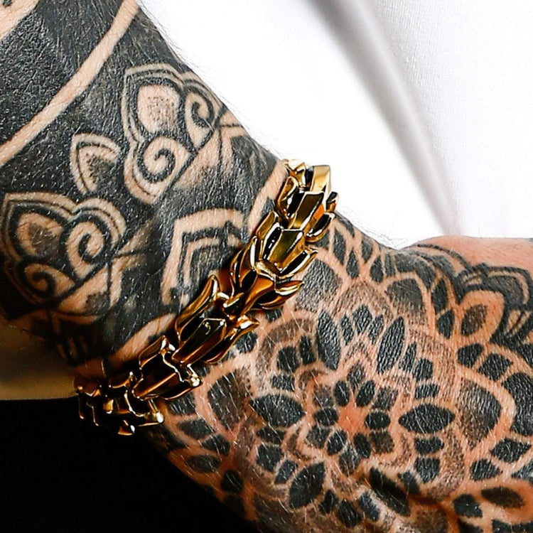 Bracelet \"Jörmungand's Wrath\" - GOLD version Bracelet \"Jörmungand's Wrath\" - GOLD version