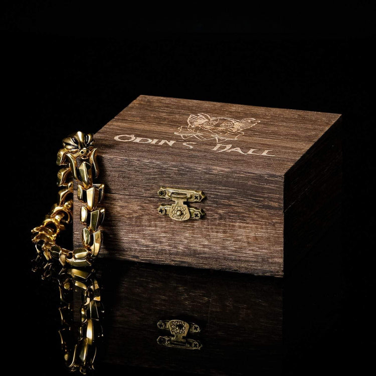 Bracelet \"Jörmungand's Wrath\" - GOLD version Bracelet \"Jörmungand's Wrath\" - GOLD version