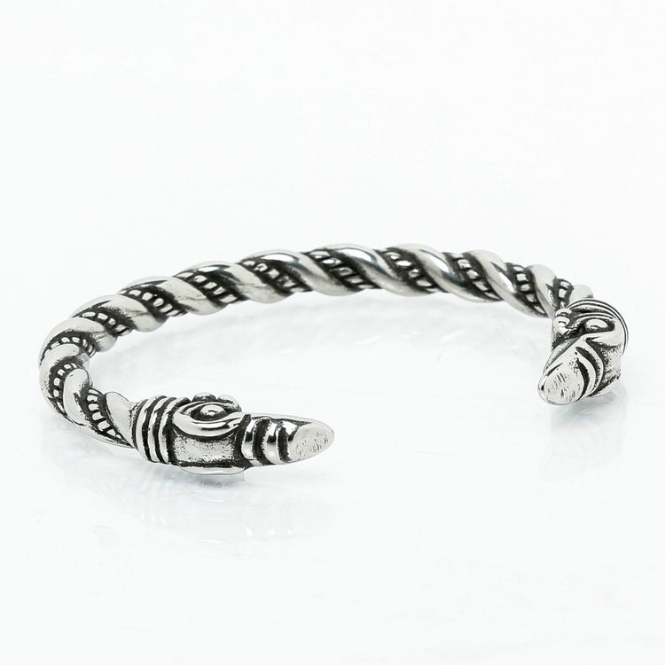Viking Loyalty Bracelet - Odin's Crows Silver Viking Loyalty Bracelet - Odin's Crows Silver