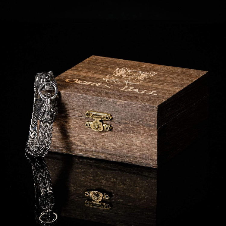 Viking Double Lion Head Bracelet - Stainless Steel Viking Double Lion Head Bracelet - Stainless Steel