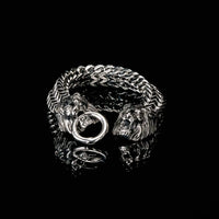 Viking Double Lion Head Bracelet - Stainless Steel Viking Double Lion Head Bracelet - Stainless Steel
