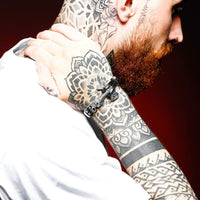 Viking Bracelet Heavy Leather Axe Viking Bracelet Heavy Leather Axe