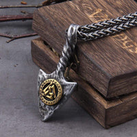 Viking arrow necklace - Rune Valknut Viking arrow necklace - Rune Valknut