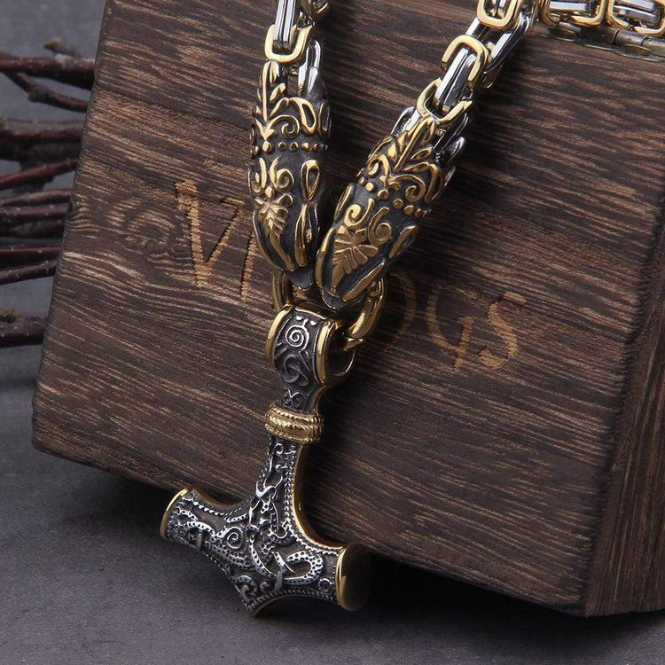 Viking King Necklace - Symbol of Thor's power Viking King Necklace - Symbol of Thor's power