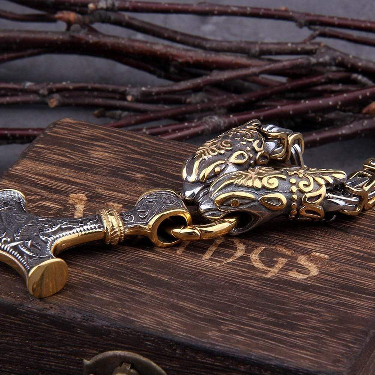 Viking King Necklace - Symbol of Thor's power Viking King Necklace - Symbol of Thor's power