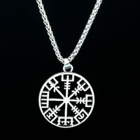 Viking Necklace Vegvisir Compass Viking Necklace Vegvisir Compass