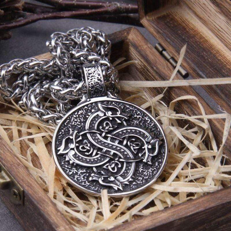 Viking necklace dragon dance Viking necklace dragon dance