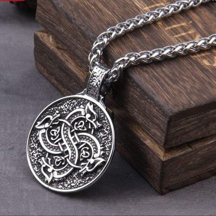 Viking necklace dragon dance Viking necklace dragon dance