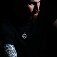 Viking necklace variant of the Breton Triskel Viking necklace variant of the Breton Triskel