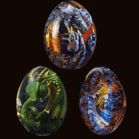 Dragon's egg - Transparent resin Dragon's egg - Transparent resin