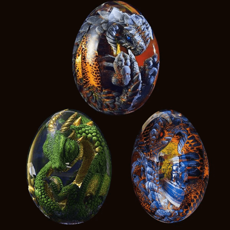Dragon's egg - Transparent resin Dragon's egg - Transparent resin