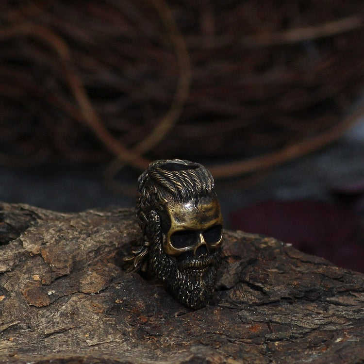 Hair beads/skull beards - 3 pieces stainless steel Hair beads/skull beards - 3 pieces stainless steel