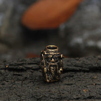 Hair beads / beard diviner - 3 pieces stainless steel Hair beads / beard diviner - 3 pieces stainless steel