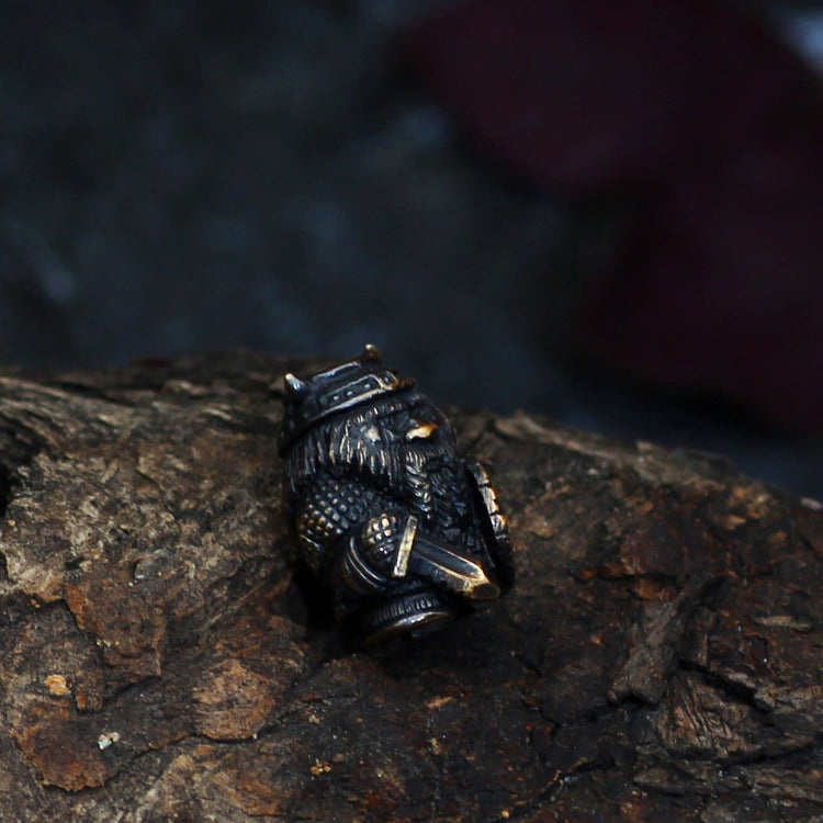 Viking warrior hair beads - 3 pieces stainless steel Viking warrior hair beads - 3 pieces stainless steel