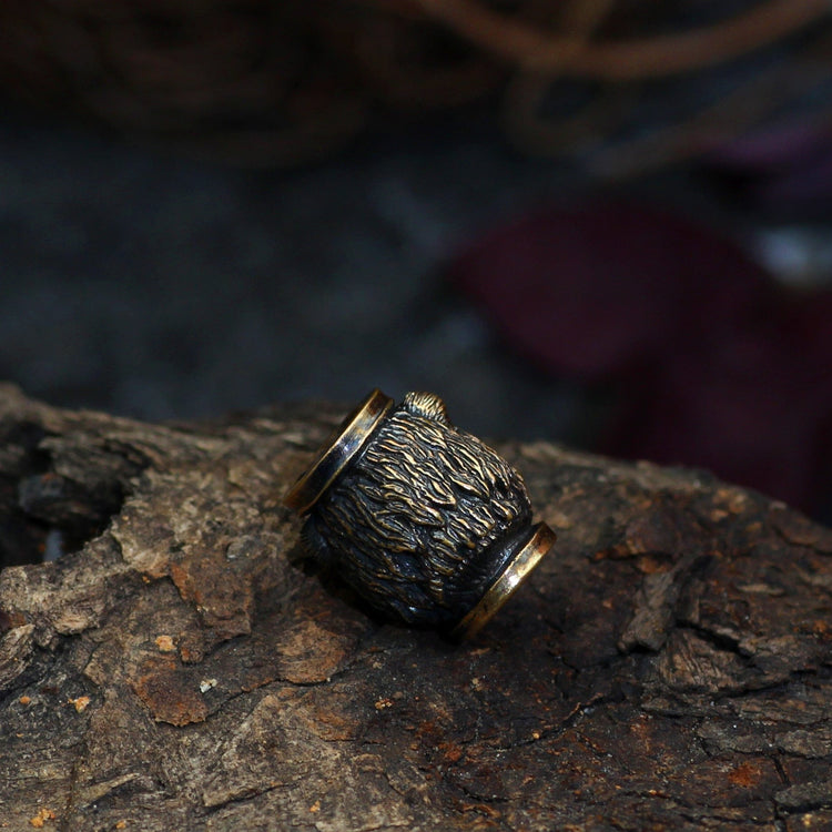 Hair beads/beards berserker bear - 3 pieces stainless steel Hair beads/beards berserker bear - 3 pieces stainless steel
