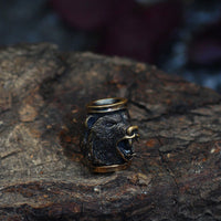 Hair beads/beards berserker bear - 3 pieces stainless steel Hair beads/beards berserker bear - 3 pieces stainless steel
