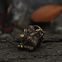 Hair beads/beards old wise - 3 pieces stainless steel Hair beads/beards old wise - 3 pieces stainless steel