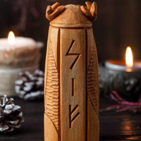 Wooden statue of Sif Wooden statue of Sif
