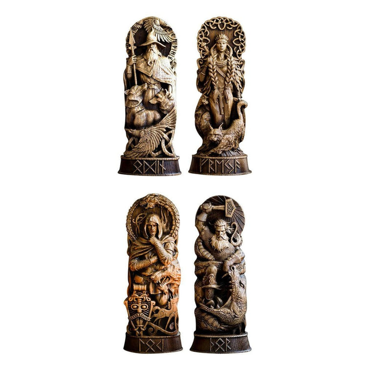 Statuette of the Viking gods in resin Statuette of the Viking gods in resin