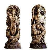 Statuette of the Viking gods in resin Statuette of the Viking gods in resin