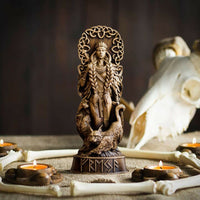 Statuette of the Viking gods in resin Statuette of the Viking gods in resin