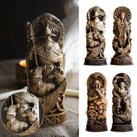 Statuette of the Viking gods in resin Statuette of the Viking gods in resin