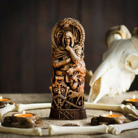 Statuette of the Viking gods in resin Statuette of the Viking gods in resin