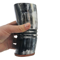 Viking cup in ox horn Viking cup in ox horn