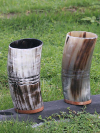 Viking cup in ox horn Viking cup in ox horn