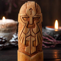 Wooden statue of Thor Wooden statue of Thor