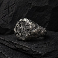 \"Follow Your Path\" Vegvisir Ring | Stainless Steel