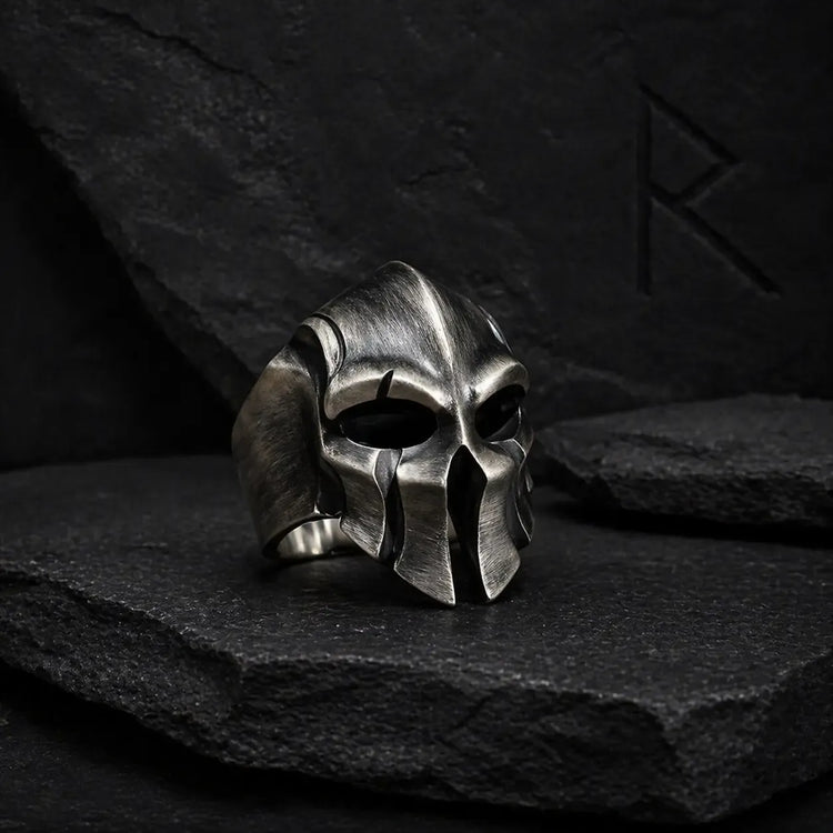 Adjustable Viking Ring \"King Harald Helmet\"