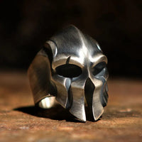 Adjustable \"King Harald Helmet\" Viking ring