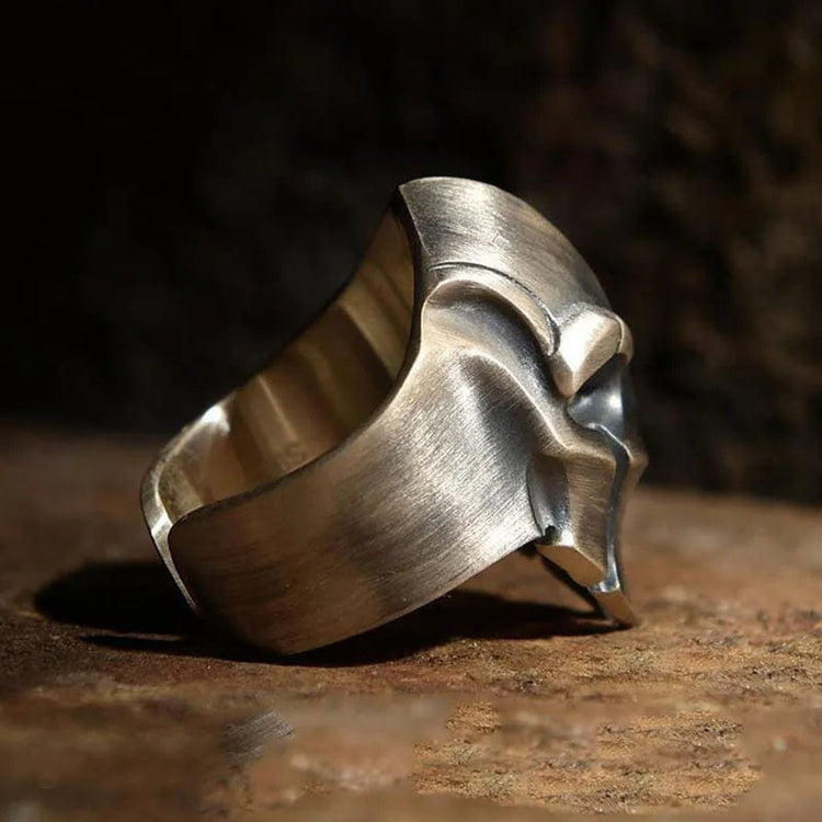 Adjustable \"King Harald Helmet\" Viking ring