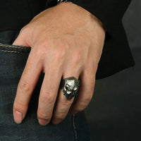 Adjustable \"King Harald Helmet\" Viking ring