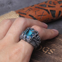 Viking ring \"Ring of the Four Fires of the Dragon