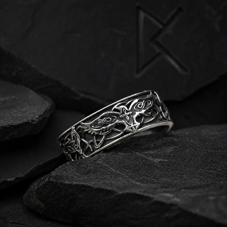 Viking Ring \"Ring of Odin's Wings\"